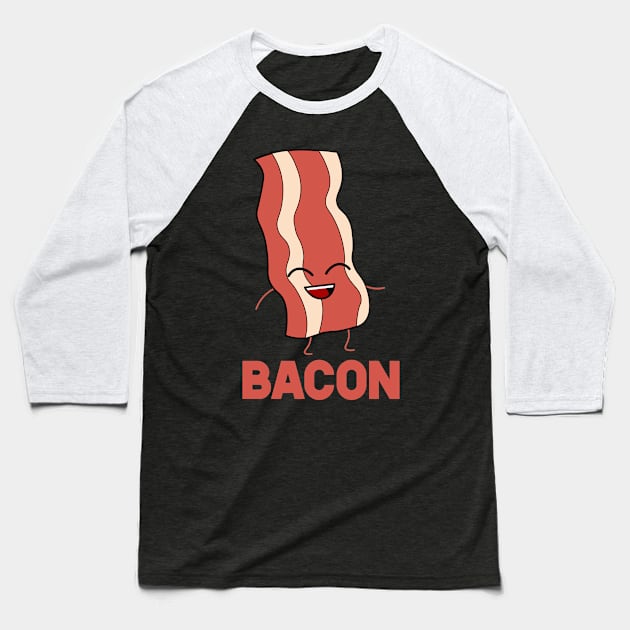 Bacon and Egg Matching Couple Shirt Baseball T-Shirt by SusurrationStudio